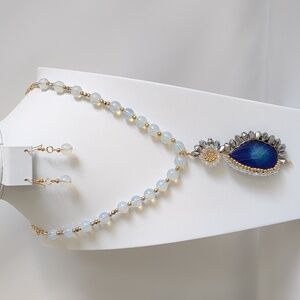 Handmade Necklace set with earrings